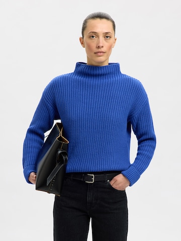 SELECTED Pullover 'SLFSELMA SUS' i blå: forside
