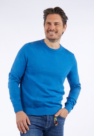 HECHTER PARIS Sweater in Blue: front