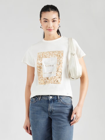 ZABAIONE - Camiseta 'Li44nne' en blanco: frente