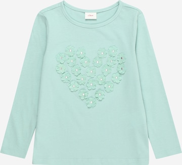 s.Oliver Shirt in Groen: voorkant