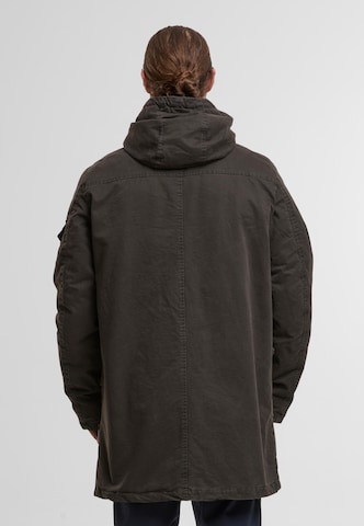 INDICODE JEANS Přechodová parka 'Idahoe' – hnědá