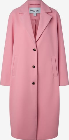 PIECES Tussenmantel in Roze: voorkant