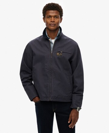 Veste mi-saison 'Ranch' Superdry en bleu : devant