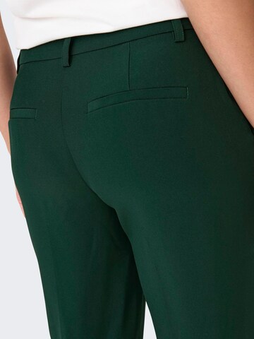 ONLY Normalny krój Spodnie w kant 'VERONICA ELLY' w kolorze zielony