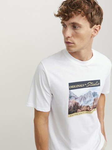 T-Shirt 'HAYS' JACK & JONES en blanc