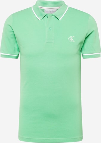 T-Shirt Calvin Klein Jeans en vert : devant