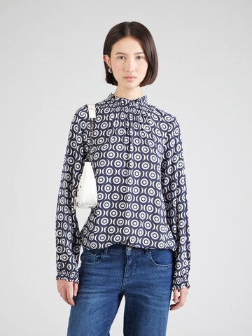 Emily Van Den Bergh Blouse in Blauw: voorkant