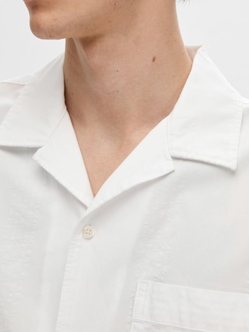 SELECTED HOMME Regular Fit Skjorte i hvid