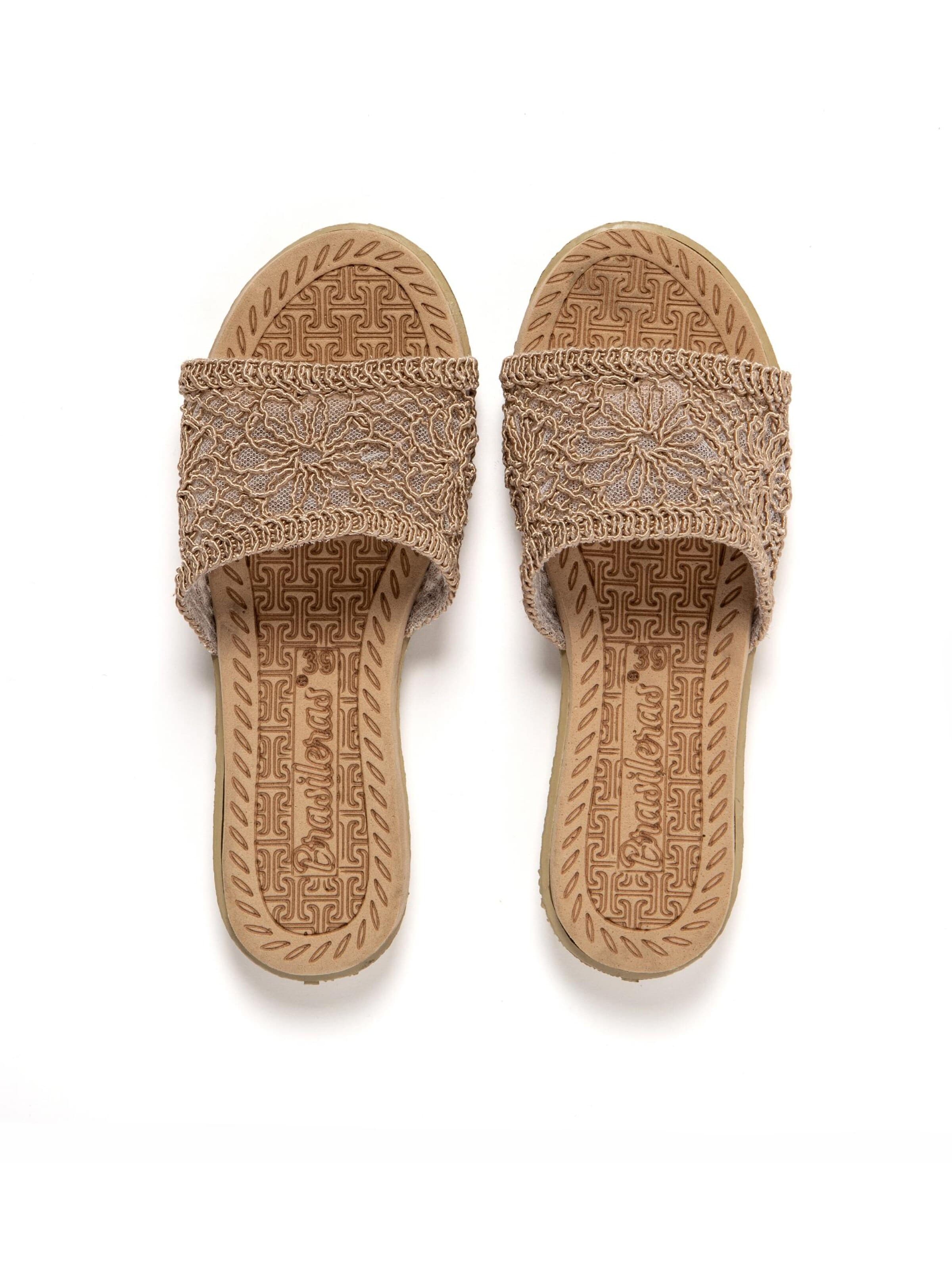 Brasileras Sandale 'Breezie'‌‌‌‌‌‌‌ in Braun