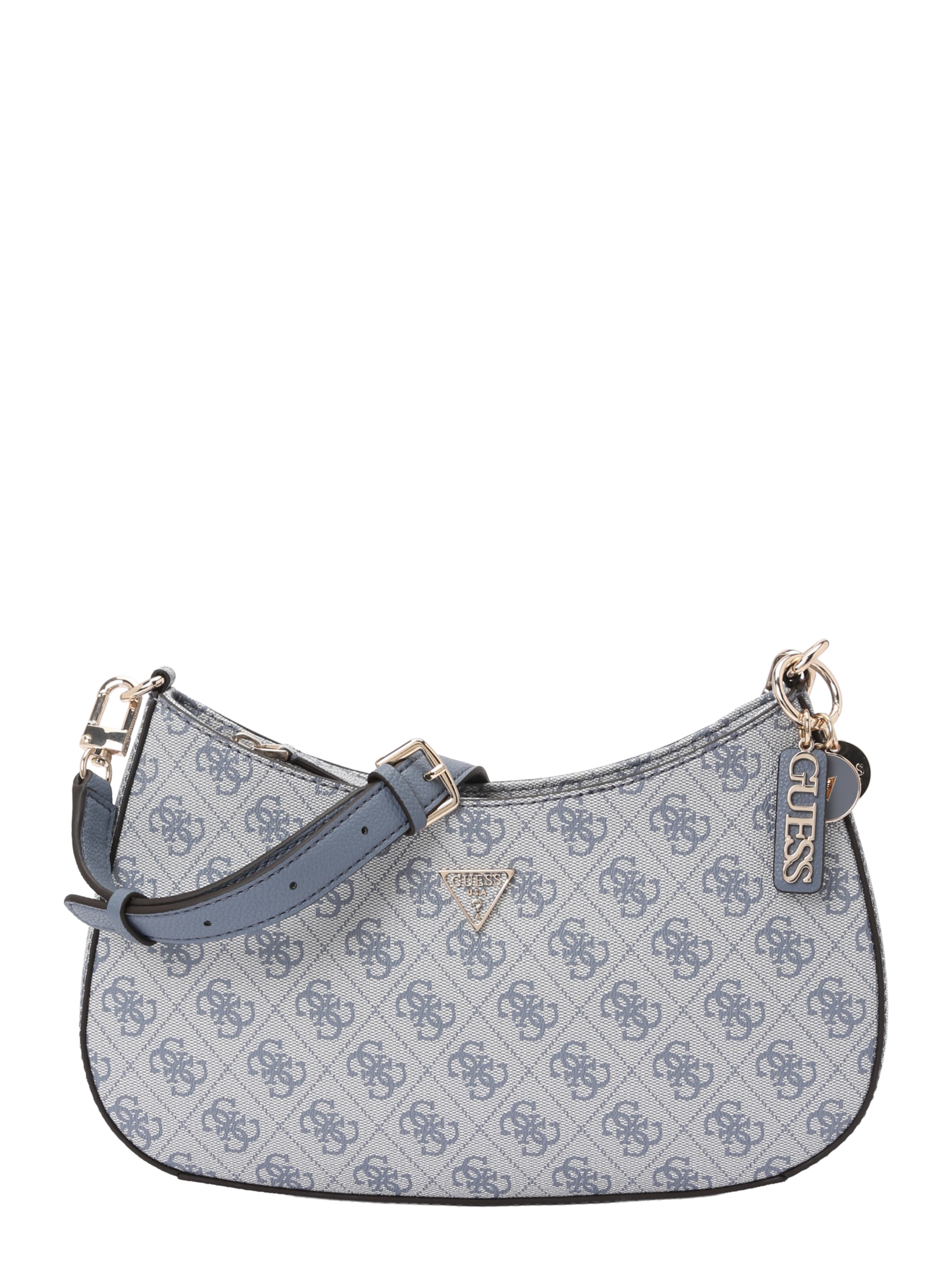 GUESS Τσάντα ώμου 'NOELLE II TOP ZIP SHOULDER BAG' σε μπλε: μπροστά