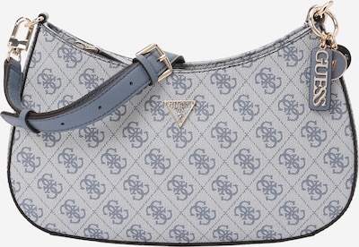 GUESS Olkalaukku 'NOELLE II TOP ZIP SHOULDER BAG' värissä savunsininen / taupe, Tuotenäkymä