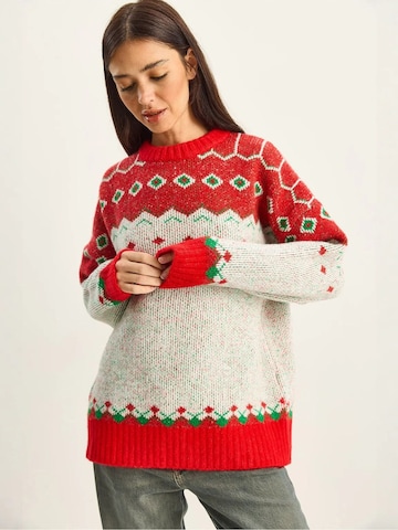 Pull-over 'Pullover' Bianco Lucci en rouge