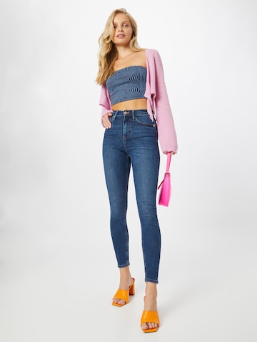 River Island Skinny Jeans 'LULU' in Blau