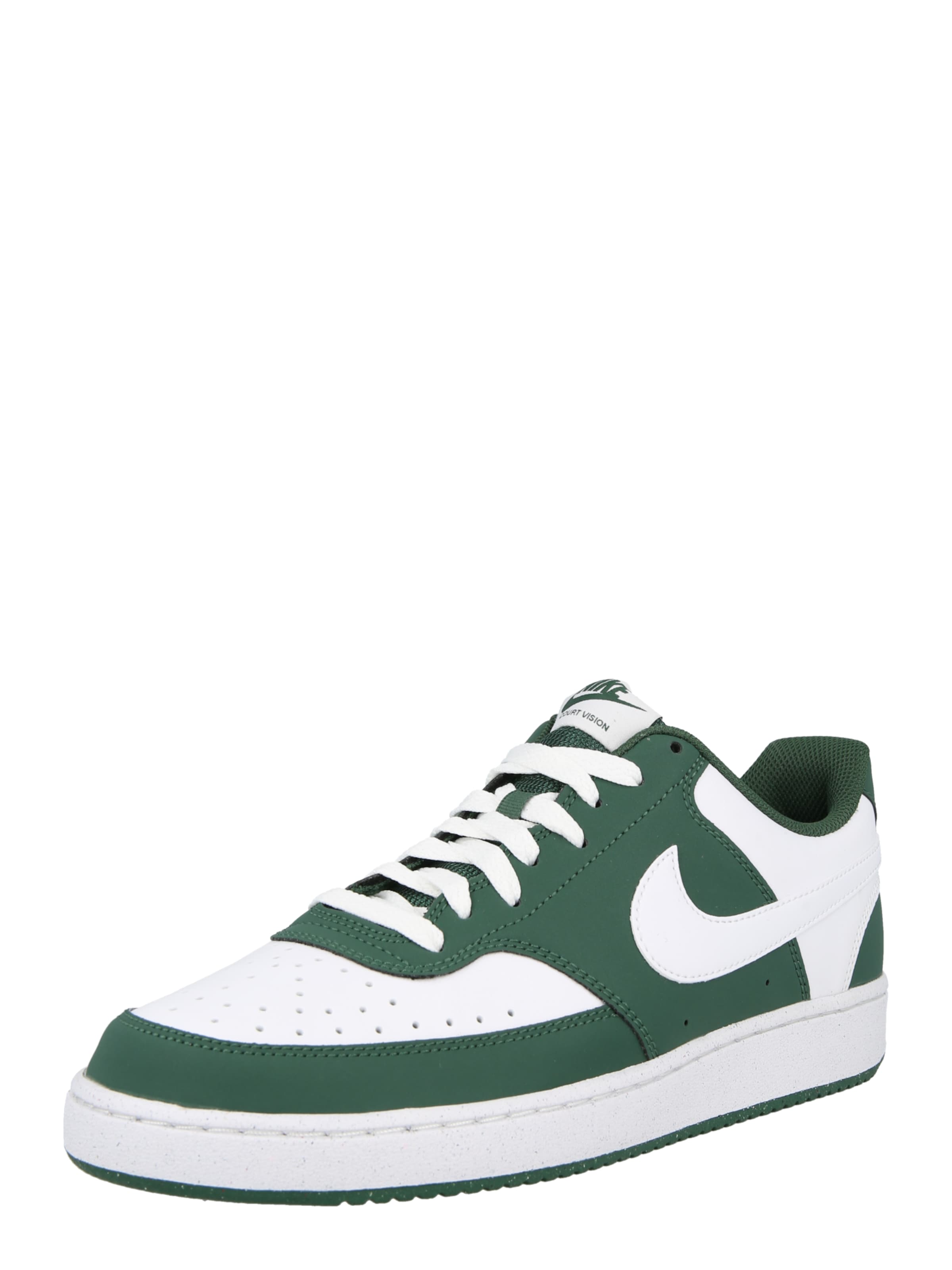 Sneaker bassa 'Court Vision' Nike Sportswear di colore verde scuro / bianco, Visualizzazione prodotti