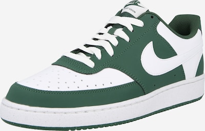 Nike Sportswear Niske tenisice 'Court Vision' u tamno zelena / bijela, Pregled proizvoda