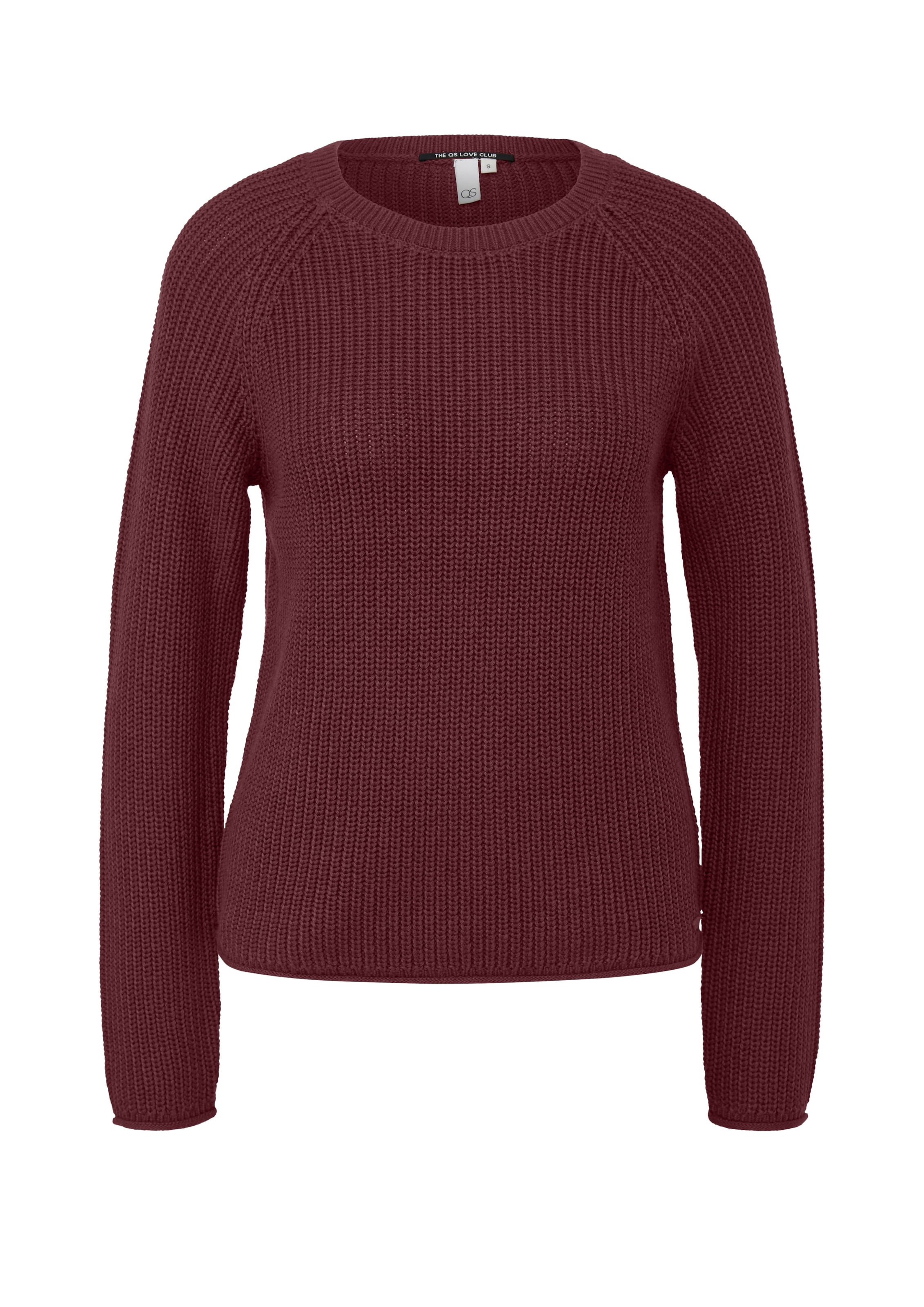 QS Pullover in Rot: Vorderseite