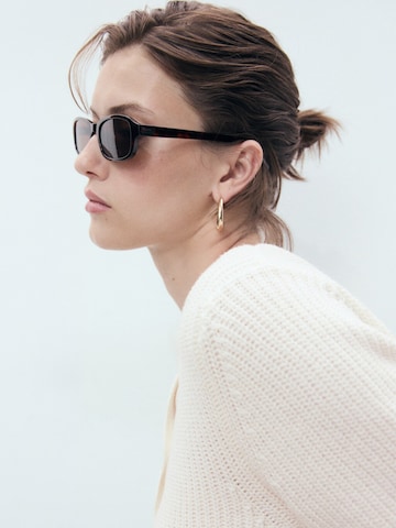 MANGO Knit cardigan 'TOTI' in Beige