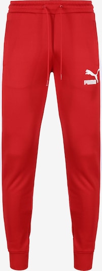 PUMA Broek 'Iconic T7' in de kleur Rood / Wit, Productweergave