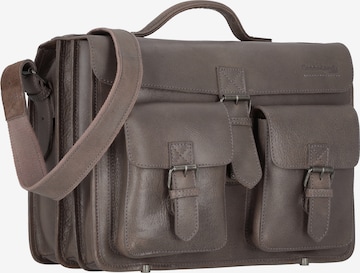 Greenland Nature Document Bag in Grey