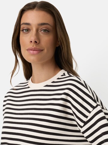 CAMEL ACTIVE Sweatshirt aus einem Baumwollmix in Schwarz