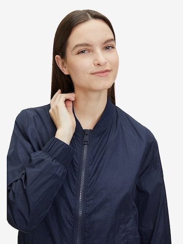 Cartoon Blouson mit Reißverschluss in Blau