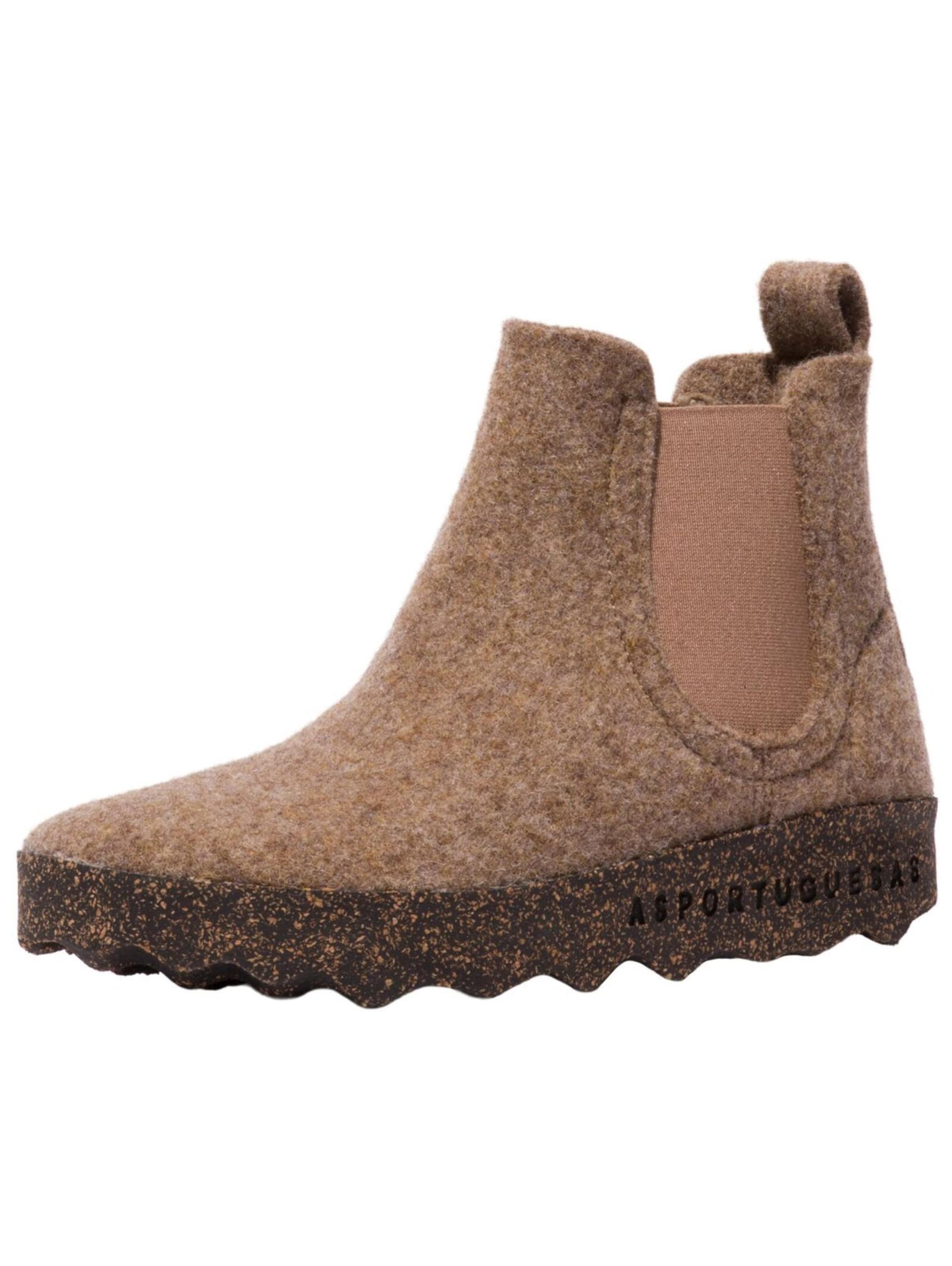 Asportuguesas Huisschoenen in Grijs: voorkant