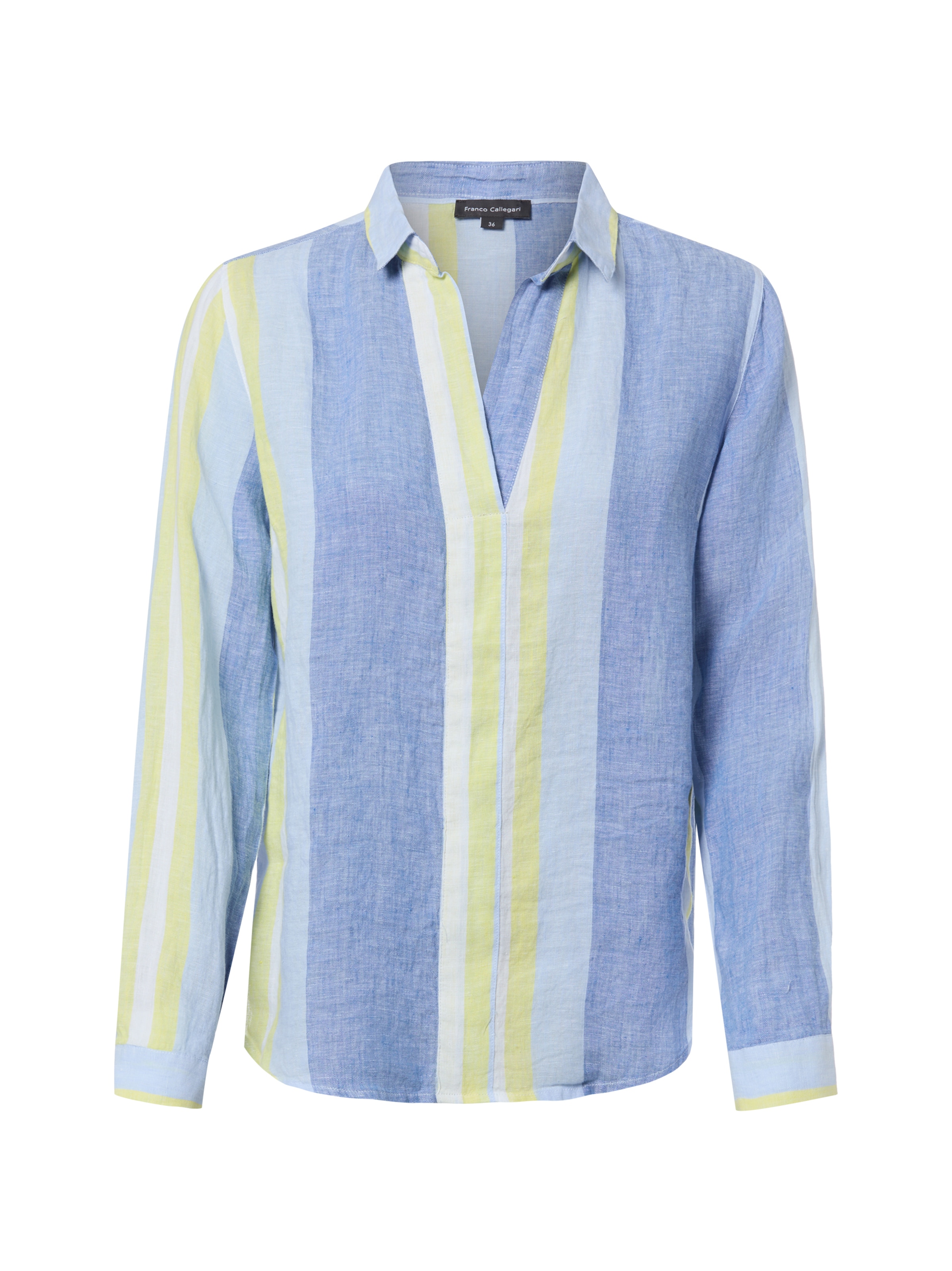 Franco Callegari Blouse in Blauw: voorkant