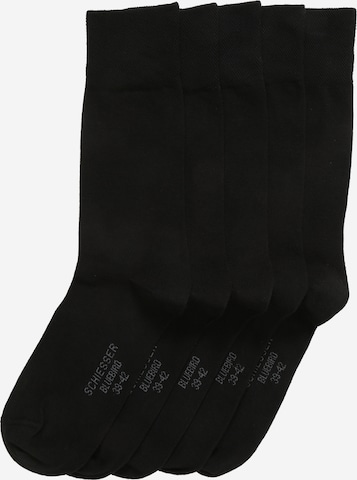 SCHIESSER Socken in Schwarz