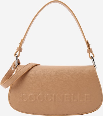 Sac bandoulière 'MYRTHA' Coccinelle en beige : devant
