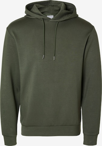 SELECTED Sweatshirt in Green: front