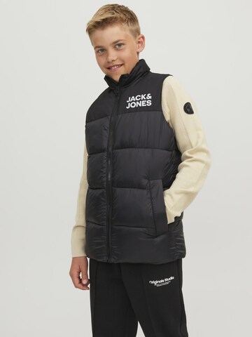 Gilet 'TOBY' Jack & Jones Junior en noir : devant