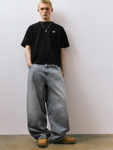 Pull&Bear T-Shirt 'STWD' in Schwarz