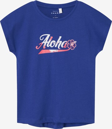 T-Shirt 'VIOLET' NAME IT en bleu : devant