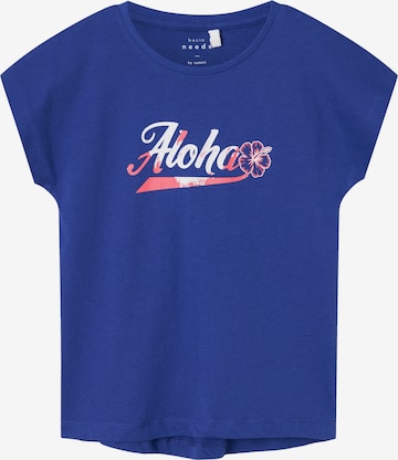 T-Shirt 'VIOLET' NAME IT en bleu : devant