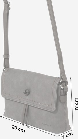 TOM TAILOR Shoulder bag 'Clara' in Grey