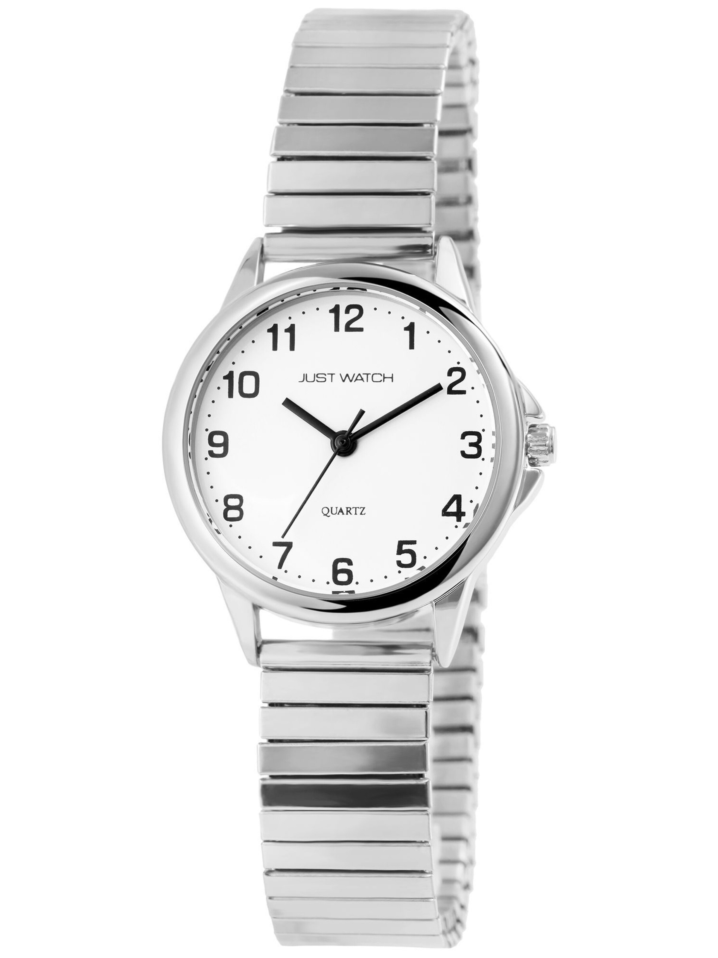 Just Watch Analoguhr 'Angelique'‌‌‌‌‌‌‌‌ in Silber: Vorderseite