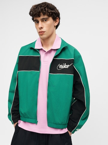 Nike Sportswear Átmeneti dzseki 'CLUB' - zöld