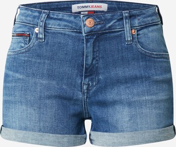 Tommy Jeans Slimfit Jeans in Blauw: voorkant