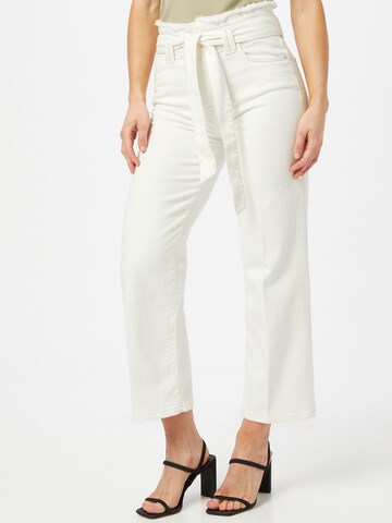 Goldgarn Wide leg Jeans 'Luisa' in Wit: voorkant