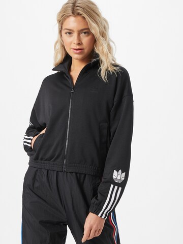 ADIDAS ORIGINALS - Chaqueta de entretiempo en negro: frente