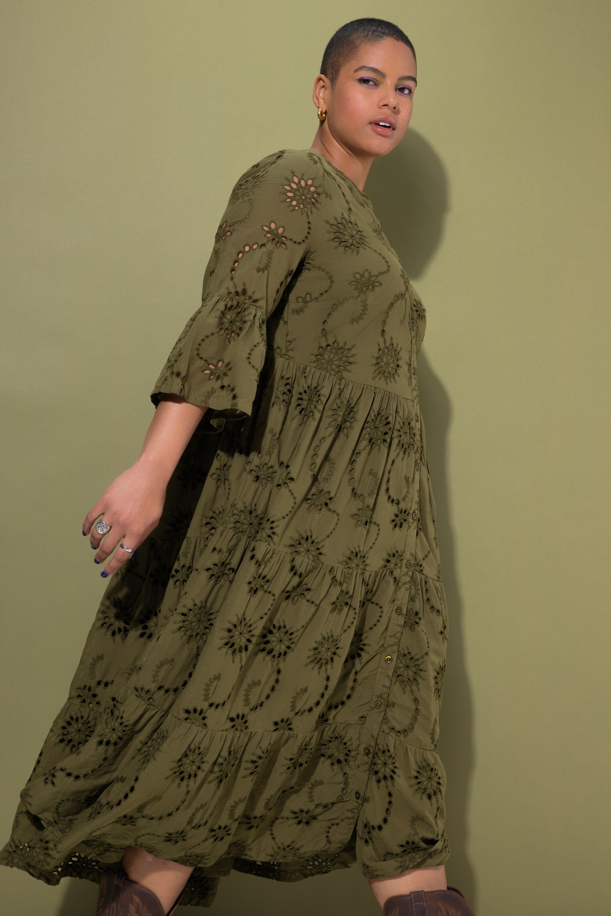 Studio Untold Kleid in Grün