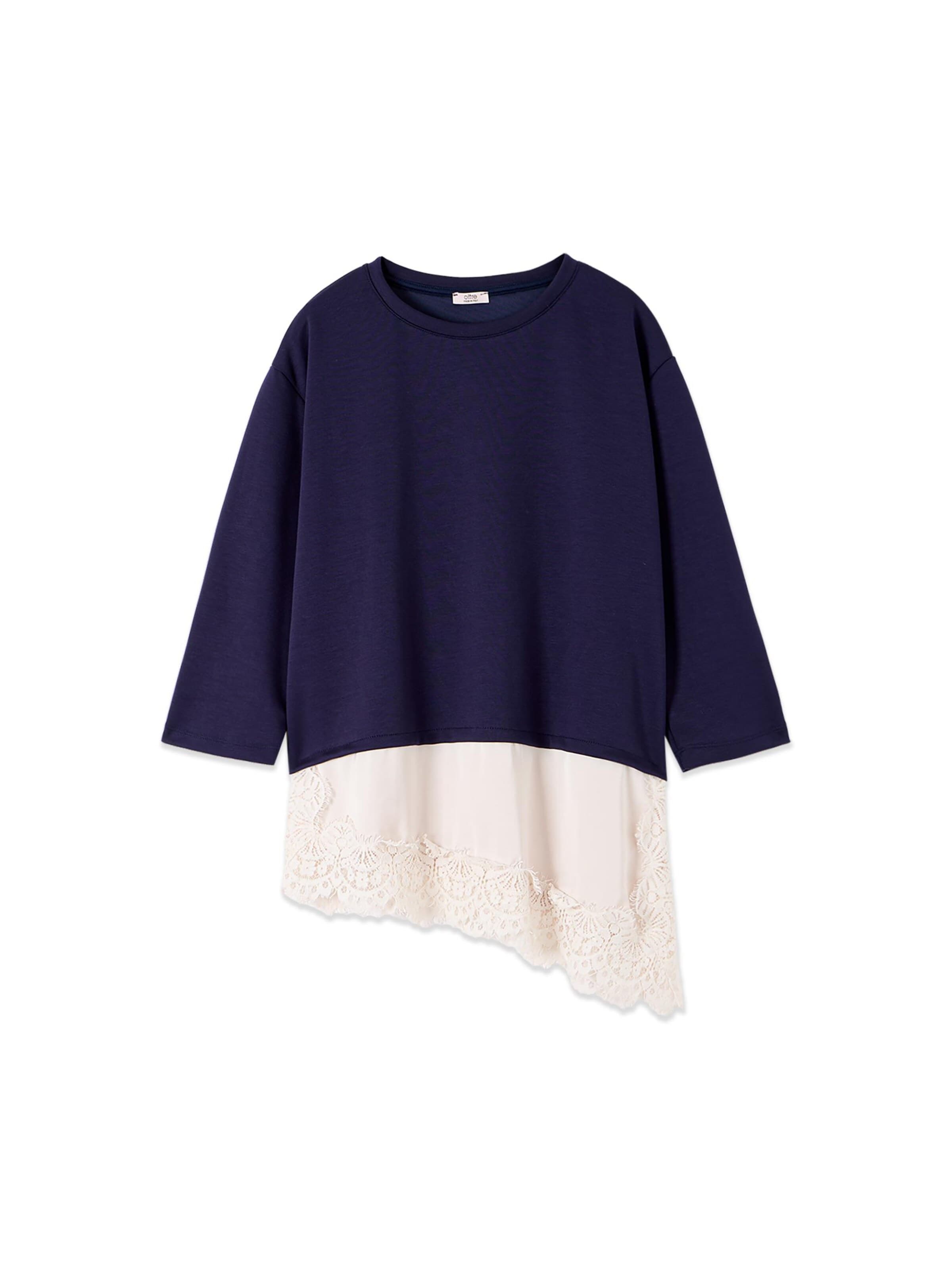 oltre Sweatshirt in Blauw: voorkant