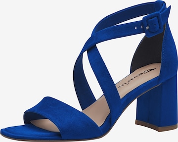 TAMARIS Sandals in Blue: front