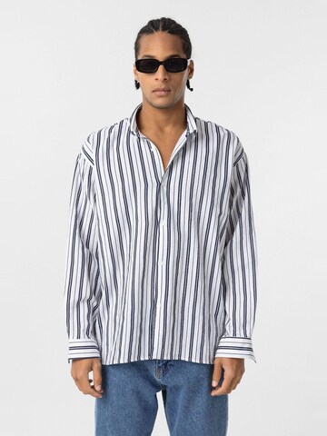 Dandalo Regular fit Button Up Shirt 'Cherlin' in Blue: front