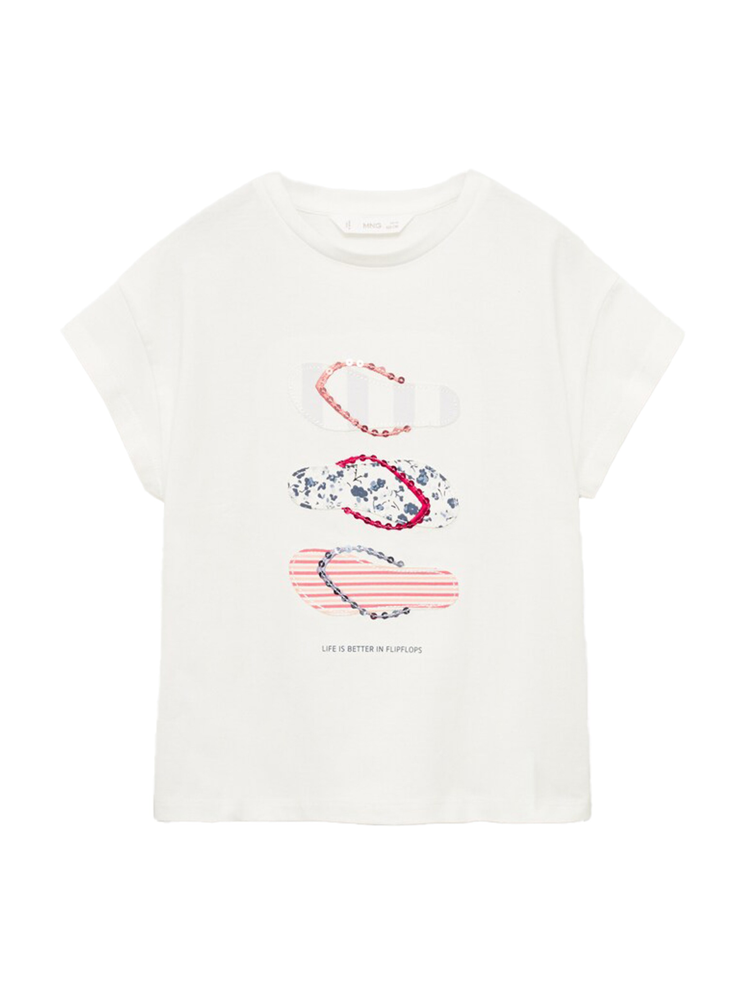 MANGO KIDSMajica - bijela boja: prednji dio