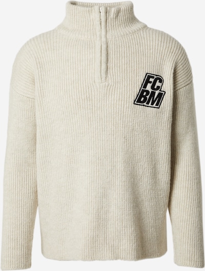 FCBM Pullover 'Carl' in schwarz / offwhite, Produktansicht