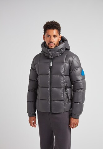 JACK1T Winter jacket in Grey: front