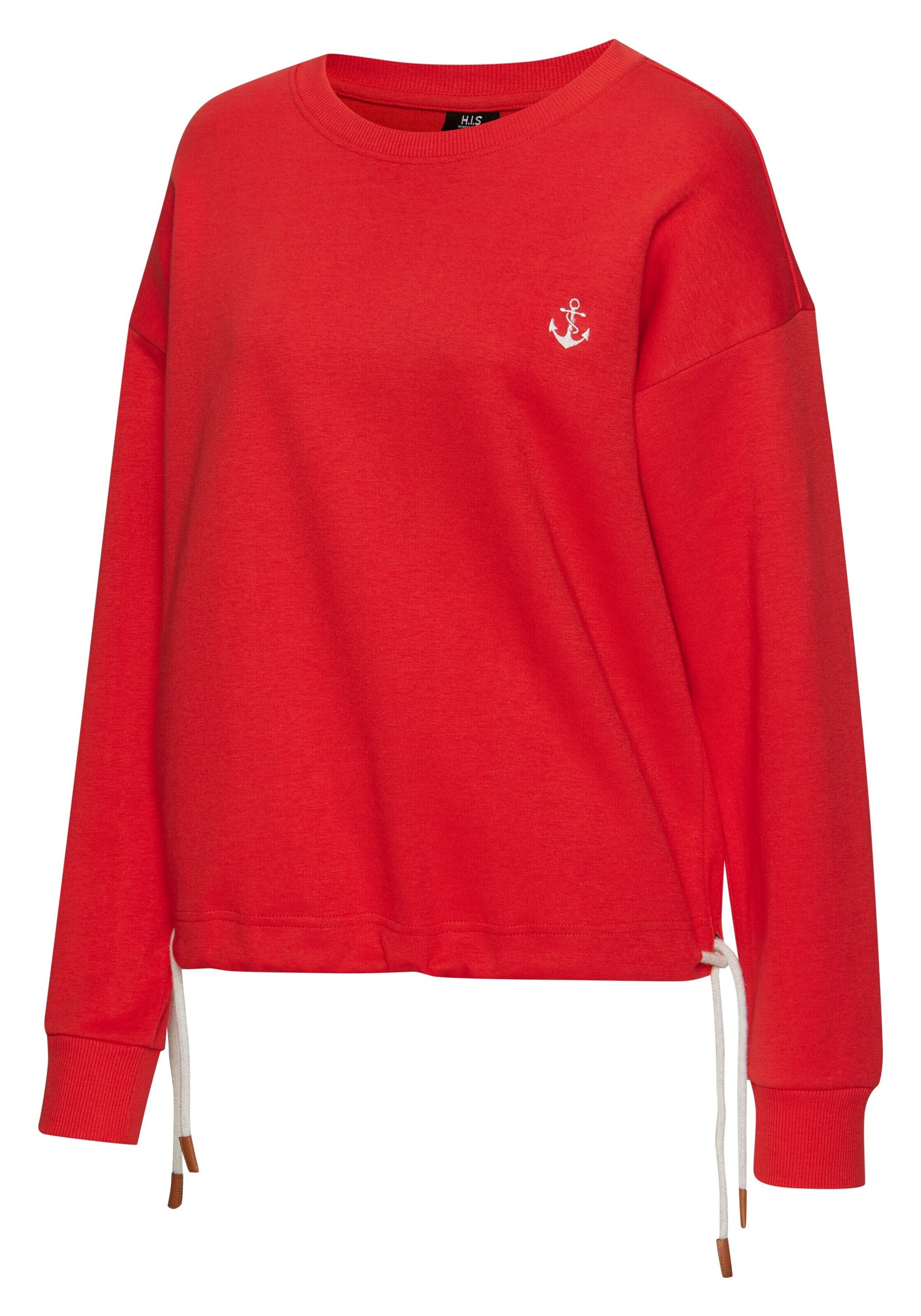 H.I.S Sweatshirt in Rot