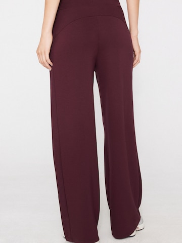 Tezenis Wide leg Pants in Red