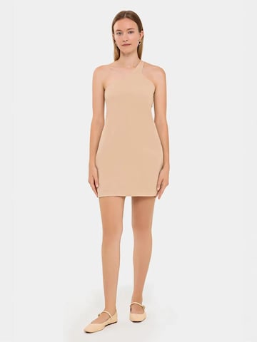 Hiccup Dress in Beige